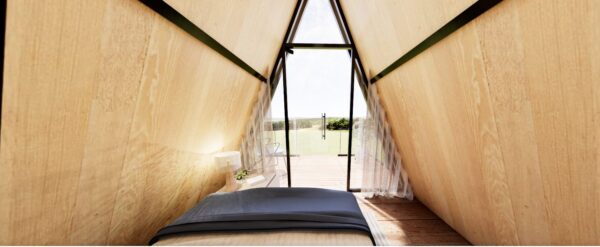 Chalé 15m² – Suíte – Interior 1