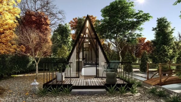 Chalé 15m² – Suíte – Exterior 2