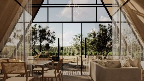 Chalé 80m² – Três quartos e mezanino – Interior 4