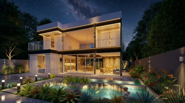 Casa em estrutura metálica 190m² – Exterior 1